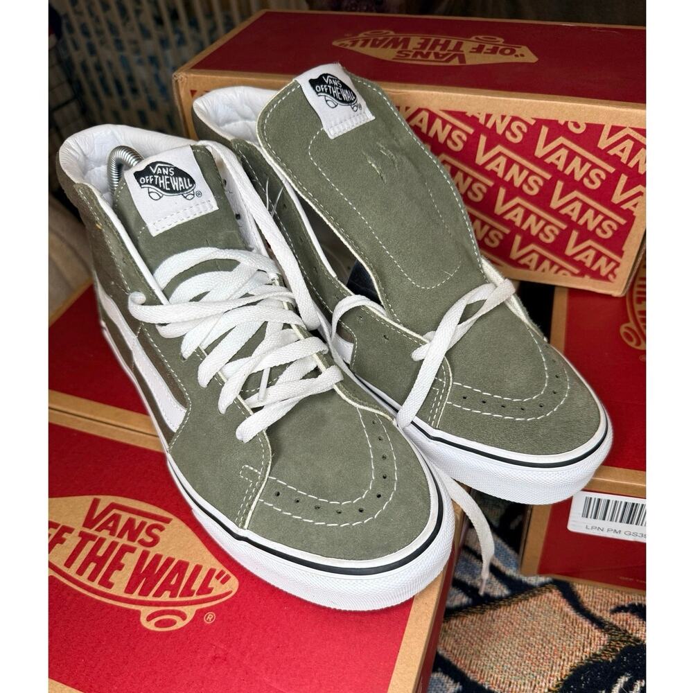 BRAND NEW Vans Sk8 Hi Grape Leaf Men 8/Women 9.5